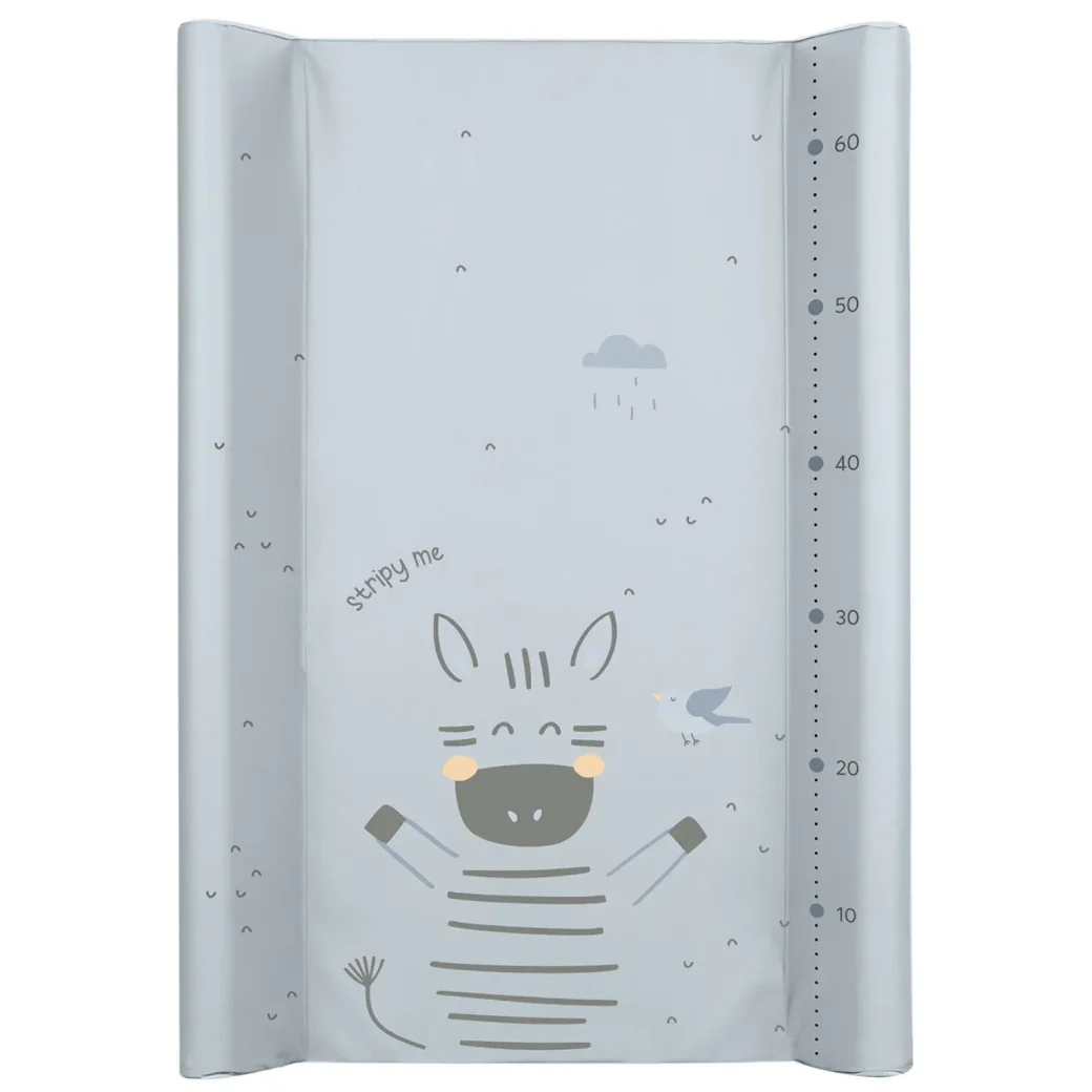 Saltea pentru infasat tare KikkaBoo Stripy Friends, 70x50 cm foto