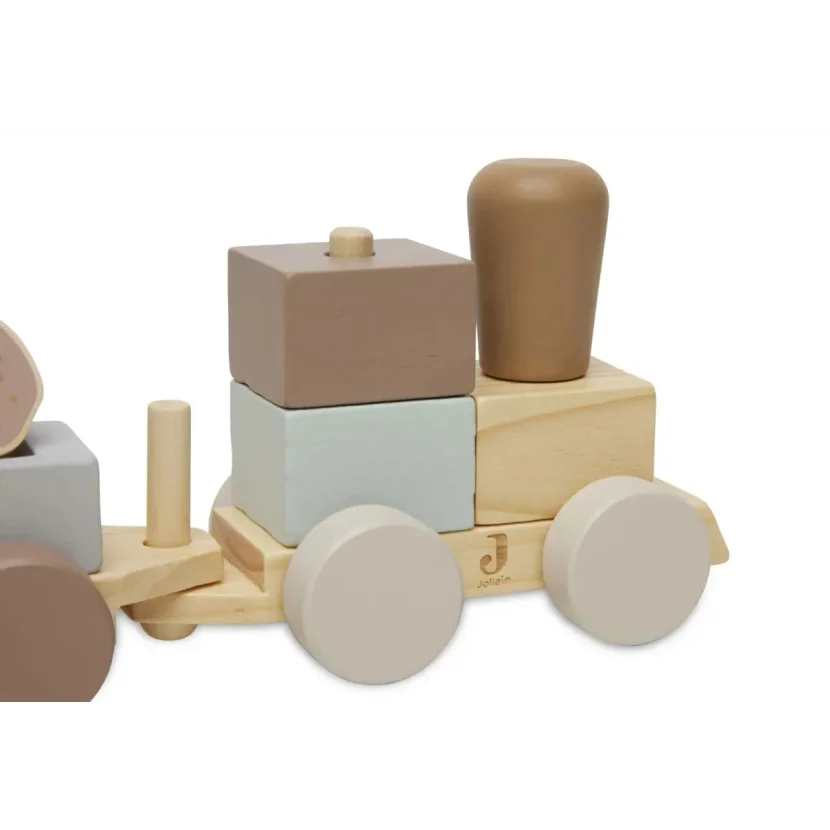 Деревянная игрушка Jollein Фермерский поезд foto