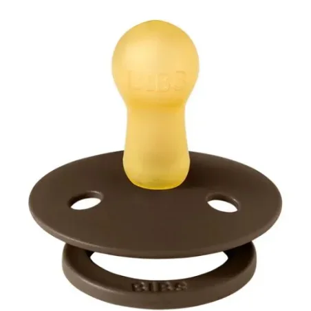Suzeta rotunda din latex BIBS Mocha (0-6 luni) foto