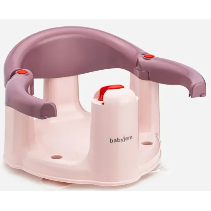 Детский стульчик для купания BabyJem Bath and Feeding Plum foto