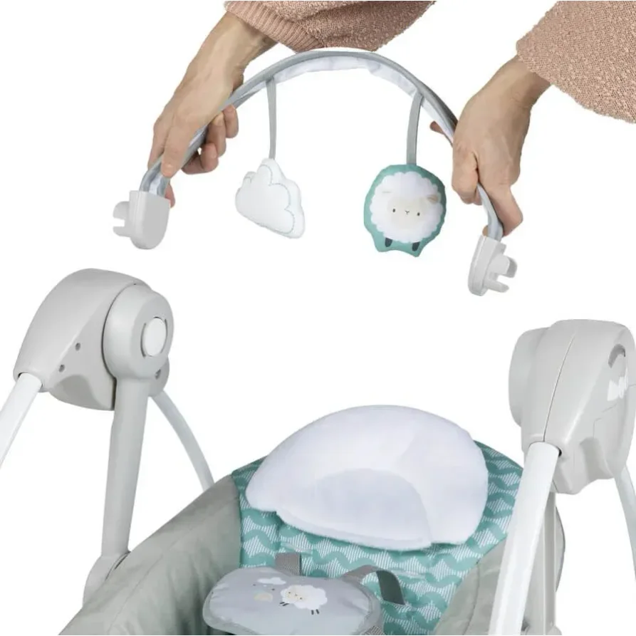 Leagan portabil Ingenuity Swingity Swing, Goji foto