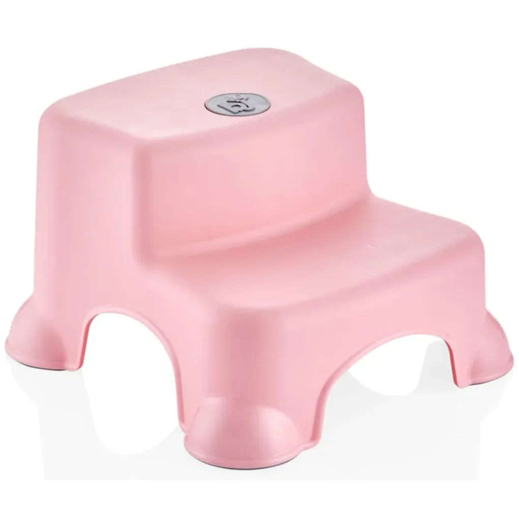 Inaltator cu doua trepte BabyJem Step Stool Roz foto