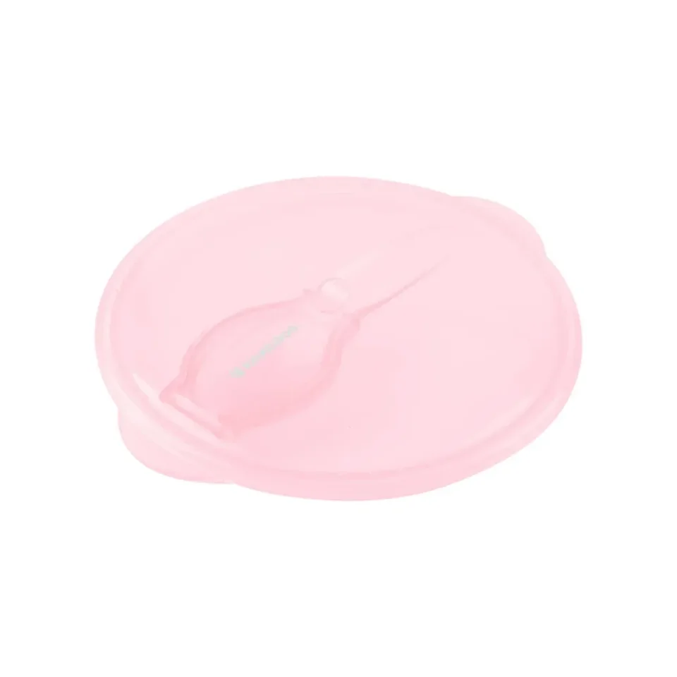 Bol cu ventuza si lingura KikkaBoo Feedy Pink foto