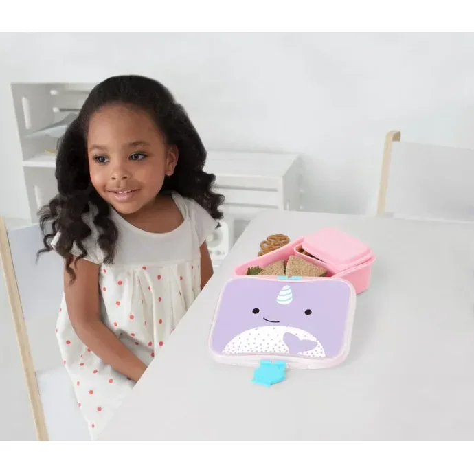 Kit pentru pranz Skip Hop Zoo Balena foto