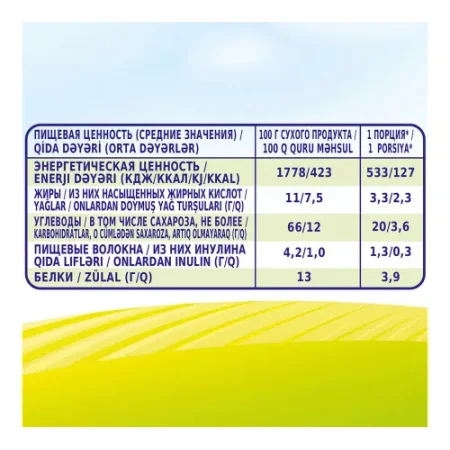 bebi premium Каша молочная 7 злаков (6 м+) 200 гр.