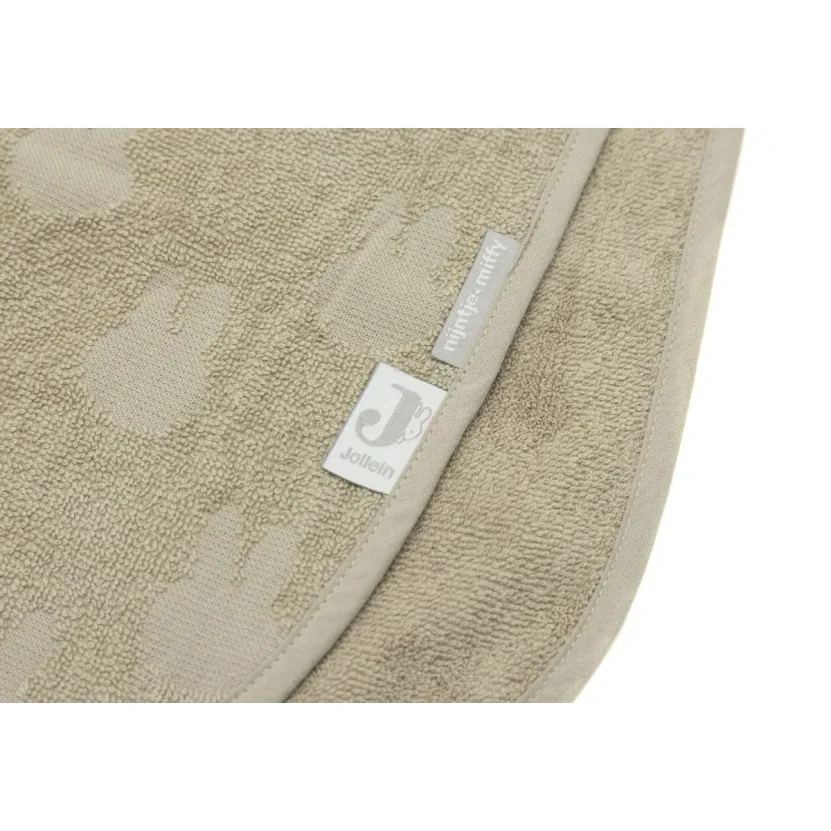 Poncho pentru baie Jollein Terry Miffy Jacquard Olive Green foto