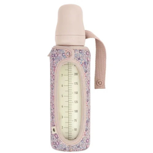 Чехол для стеклянной бутылки BIBS LIBERTY Large - Eloise Blush foto