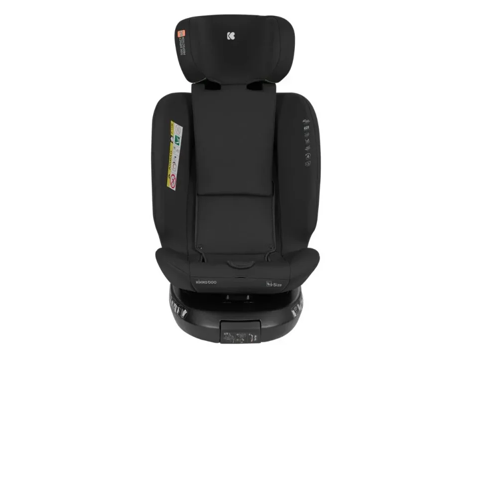 Вращающееся автокресло с изофиксом KikkaBoo i-Rove Black, 40-150 см foto