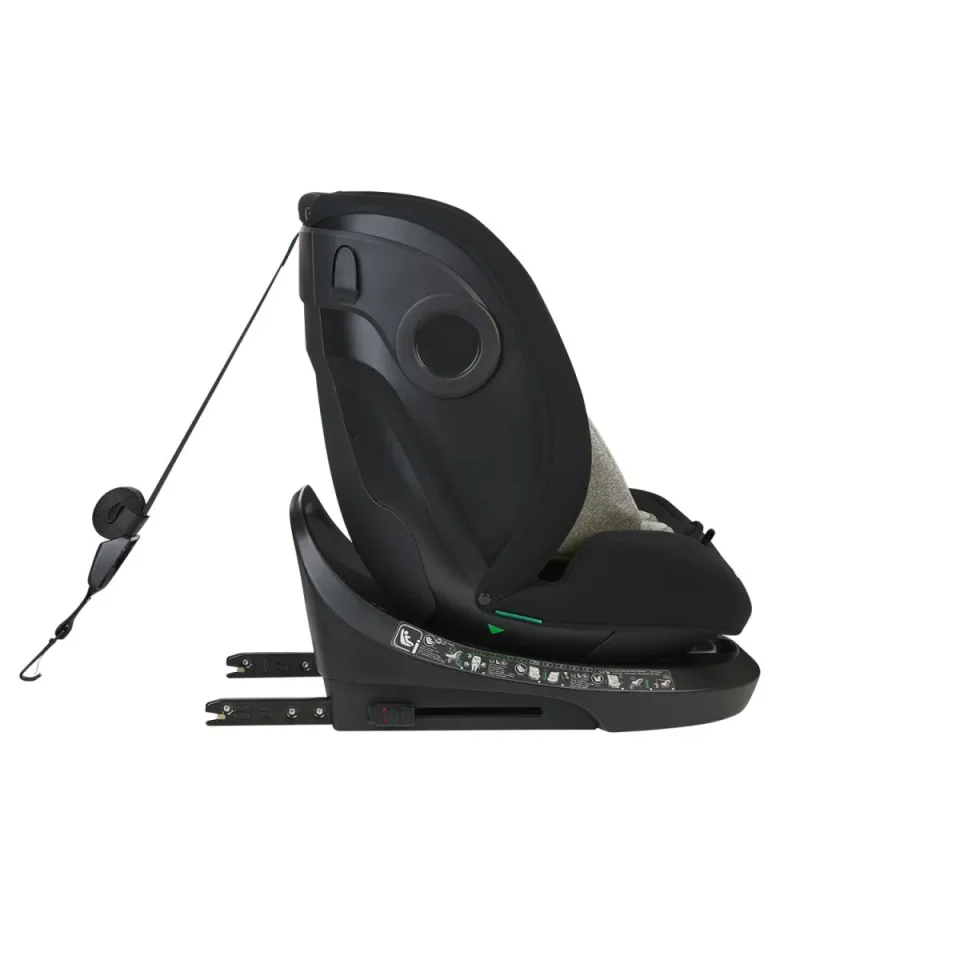 Scaun auto rotativ cu isofix KikkaBoo i-Hike Army Green, 40-150 cm foto