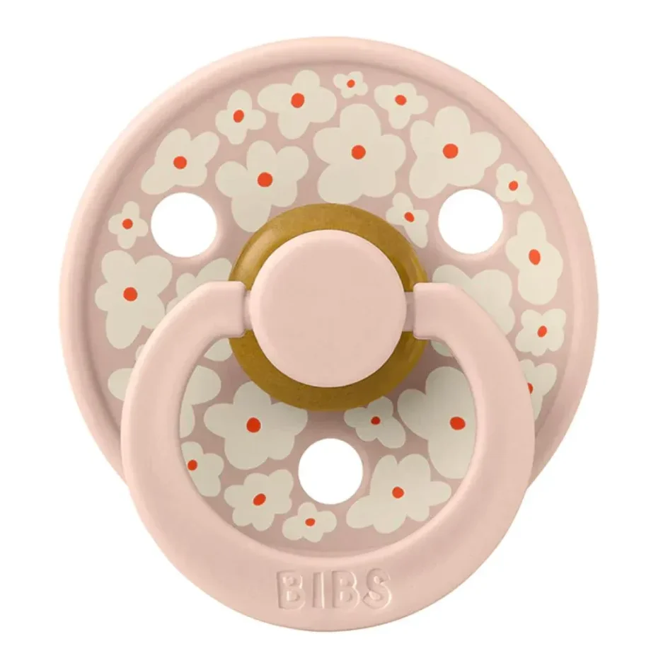 Set 2 suzete rotunde din latex BIBS Studio Colour Jasmine - Blush Mix (6-18 luni) foto