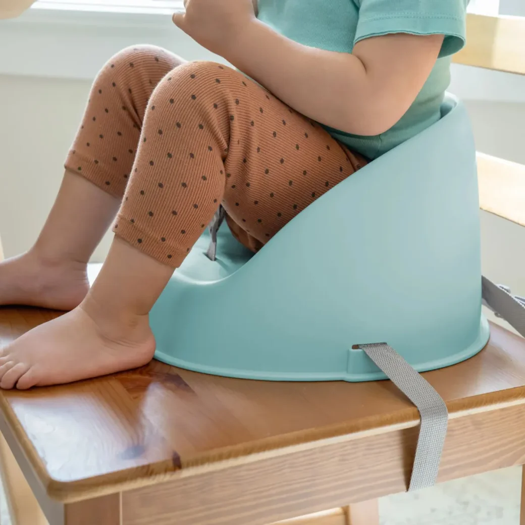Scaun de masa si booster Ity by Ingenuity My Spot Easy-Clean Teal foto