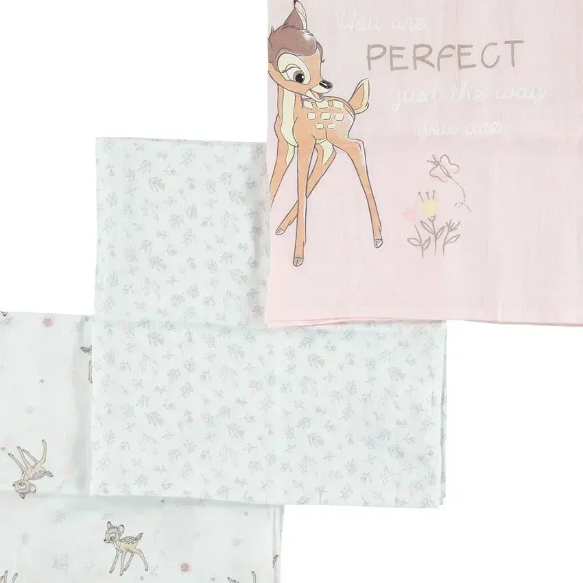 Набор хлопковых пеленок Premaman Disney Bambi, 3 шт. foto