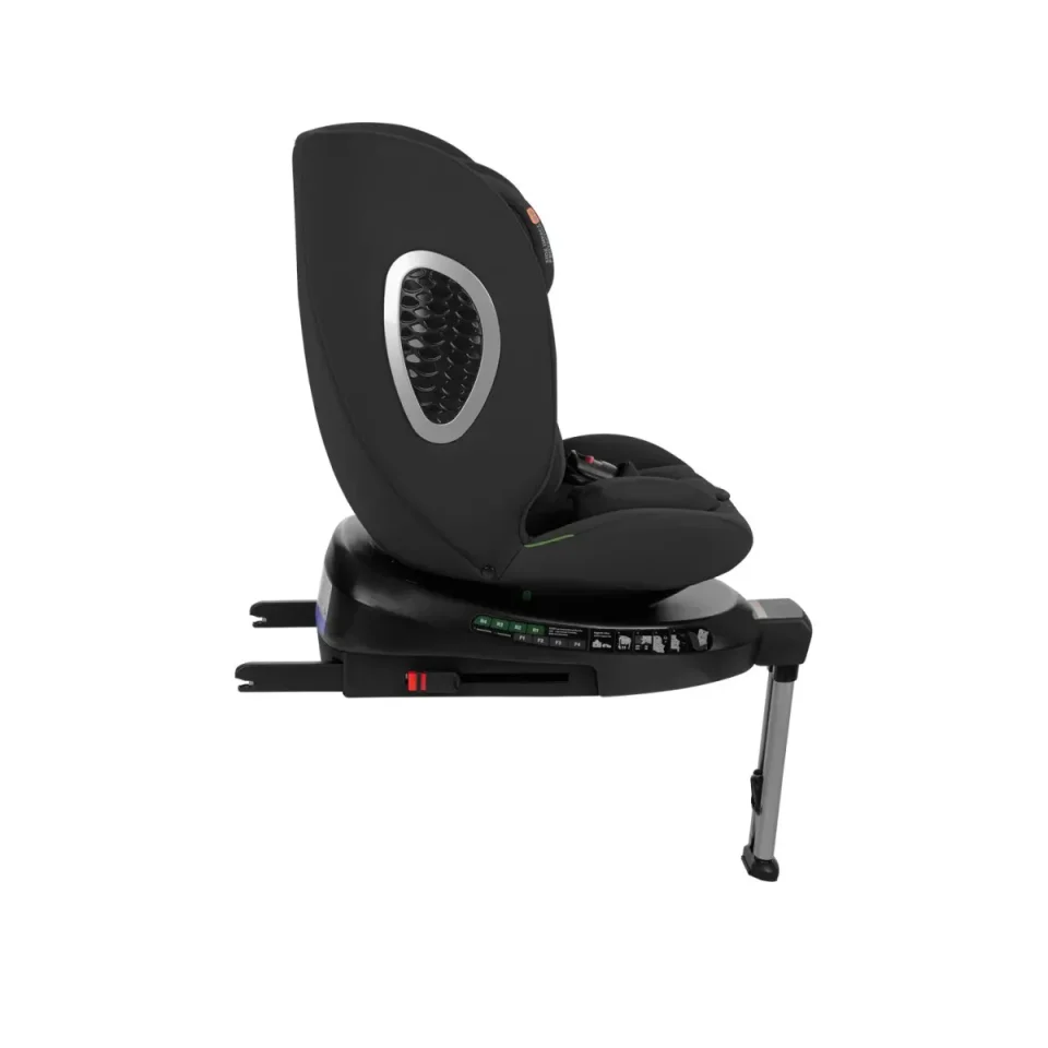 Вращающееся автокресло с изофиксом KikkaBoo i-Rove Black, 40-150 см foto