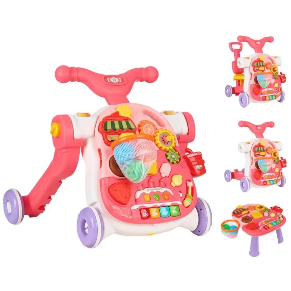 Ходунки 4 в 1 KikkaBoo Sweet Escape Pink foto