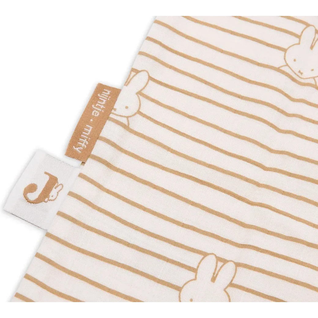 Спальный мешок Jollein Muslin Miffy Stripe Biscuit, 70 см foto
