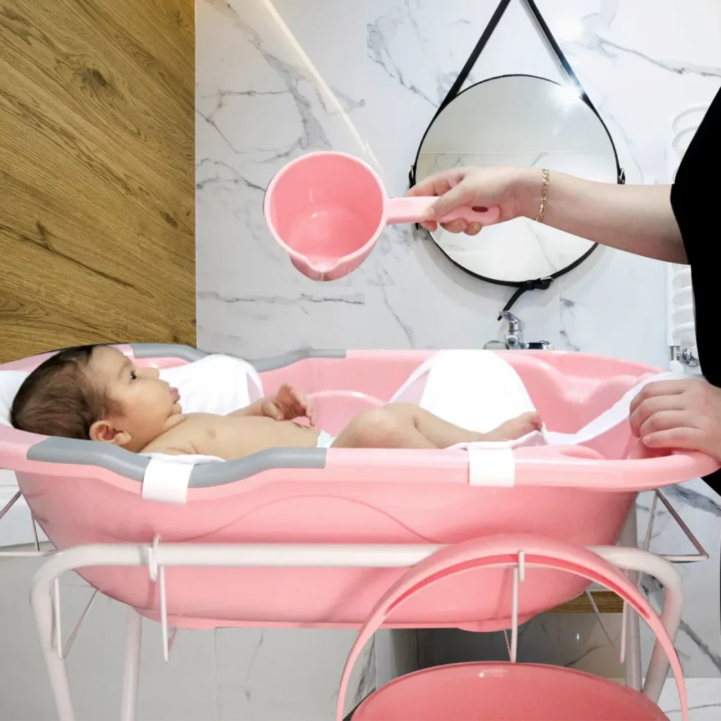 Ванночка со сливом BabyJem Pink foto