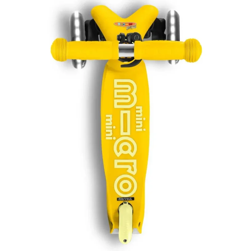 Trotineta Micro Mini Deluxe LED Yellow foto