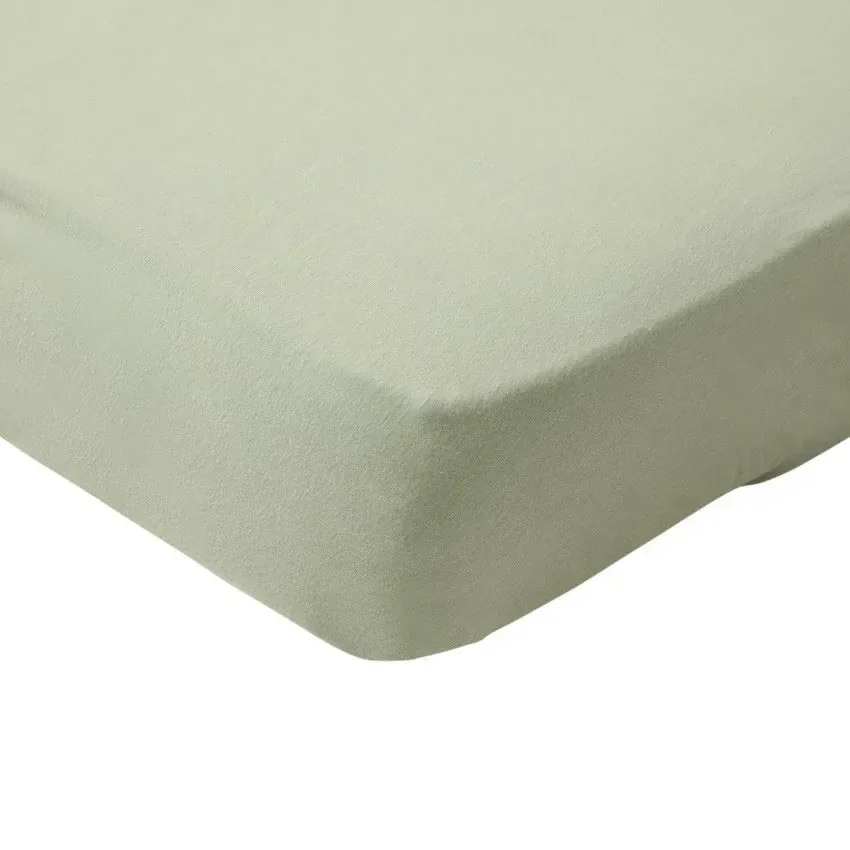 Cearsaf cu elastic Jersey Premaman Verde, 120x60 cm foto