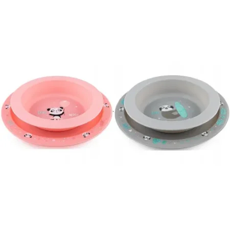 canpol 56/523 set de farfurii "animale exotice" (4m +) în sort.