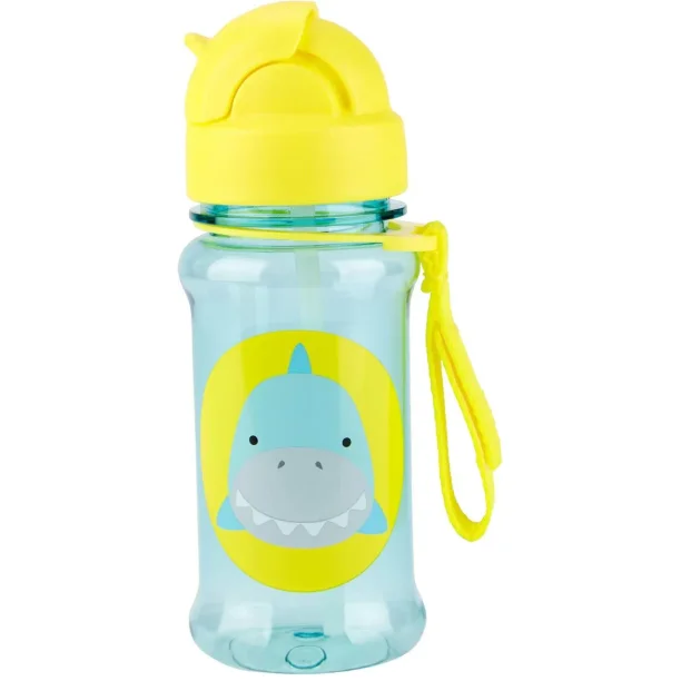 Бутылочка с трубочкой из тритана Skip Hop Zoo Shark foto