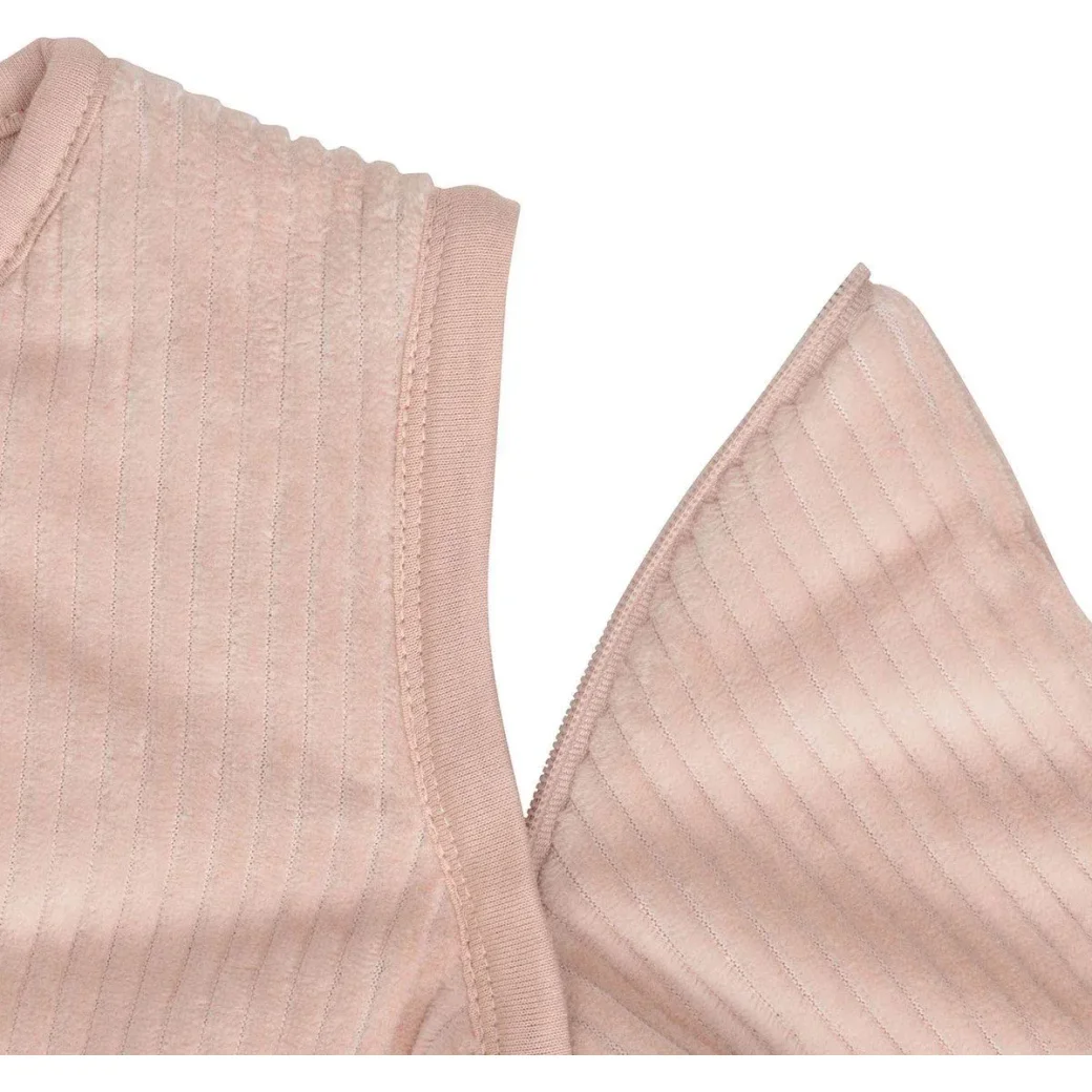 Sac de dormit cu maneci detasabile Jollein Rib Wild Rose, 110 cm foto