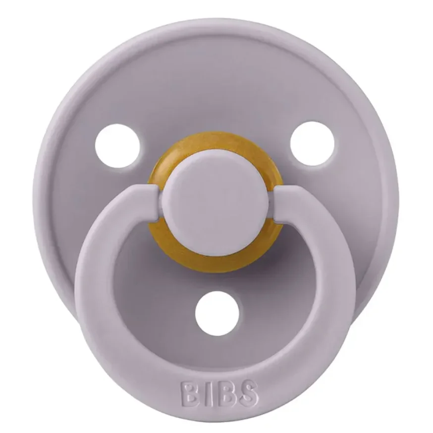 Пустышка круглая латексная BIBS Fossil Grey (6-18 мес.) foto