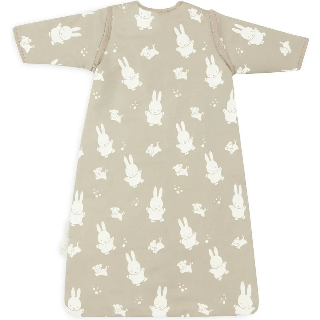 Sac de dormit cu maneci detasabile Jollein Miffy&Snuffy Olive Green, 70 cm foto