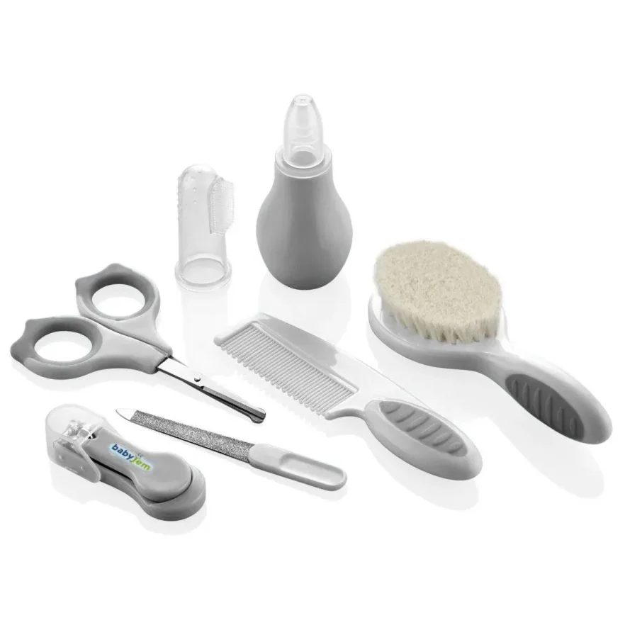 Set pentru ingrijire BabyJem Gri, 7 piese foto