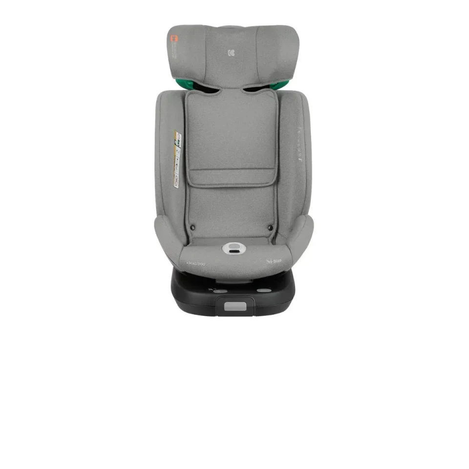 Вращающееся автокресло с изофиксом KikkaBoo i-Twist Light Grey, 40-150 см foto