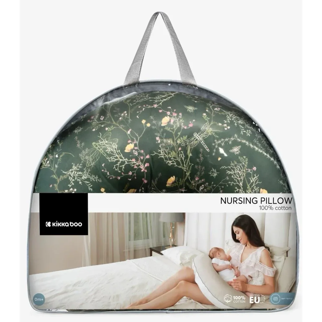 Подушка для кормления KikkaBoo Secret Garden Green foto
