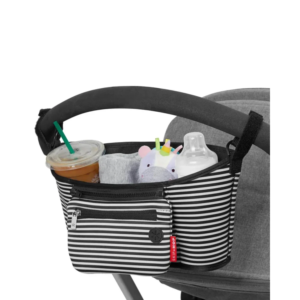 Organizator pentru carucior Skip Hop Grab&Go Black/White foto