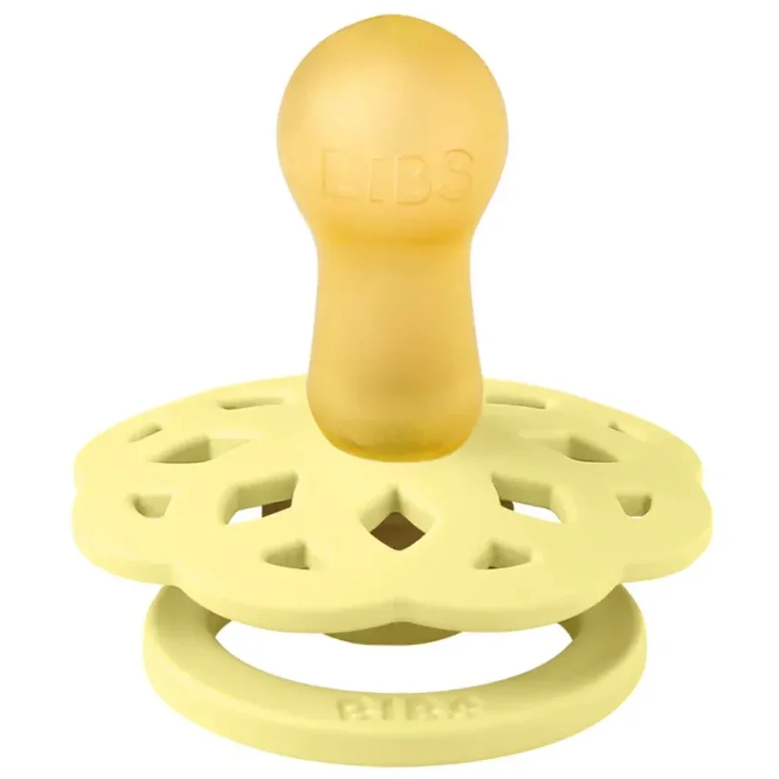 Suzeta rotunda din latex BIBS Boheme Sunshine (6-18 luni) foto