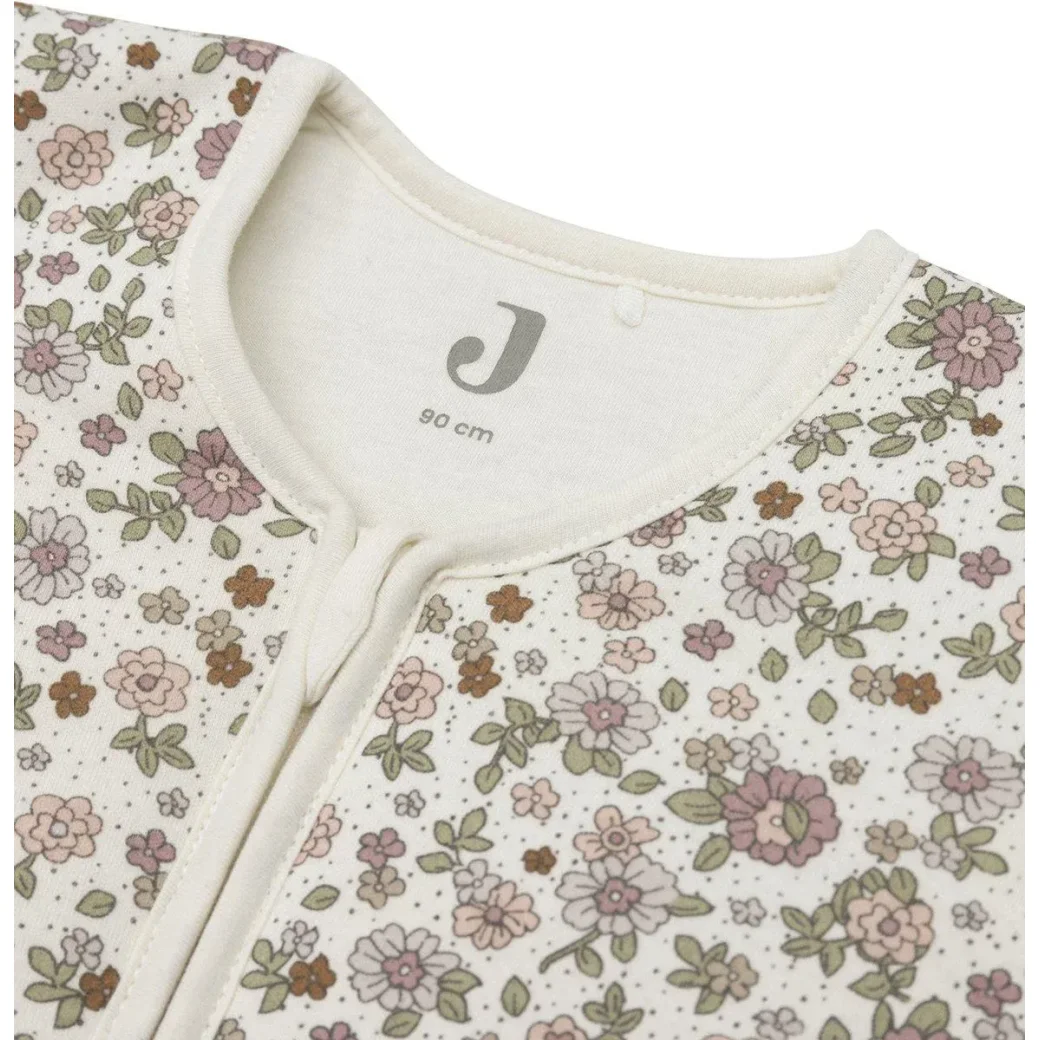 Sac de dormit cu maneci detasabile Jollein Retro Flowers, 90 cm foto