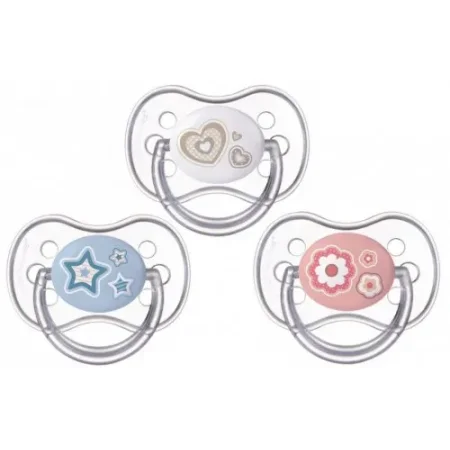 canpol 22/580 suzetă din silicon simetric "newborn baby" (0-6m) 1buc.