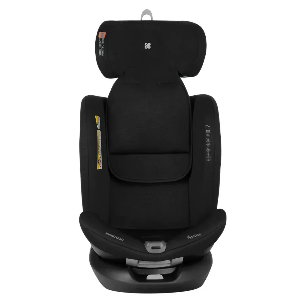 Вращающееся автокресло с изофиксом KikkaBoo i-Roll Black, 40-150 см foto