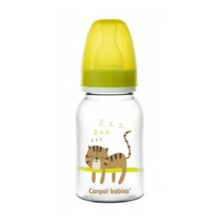 canpol 59/100 Бутылочка "Африка" 120 мл.  (3 м+) в асс.