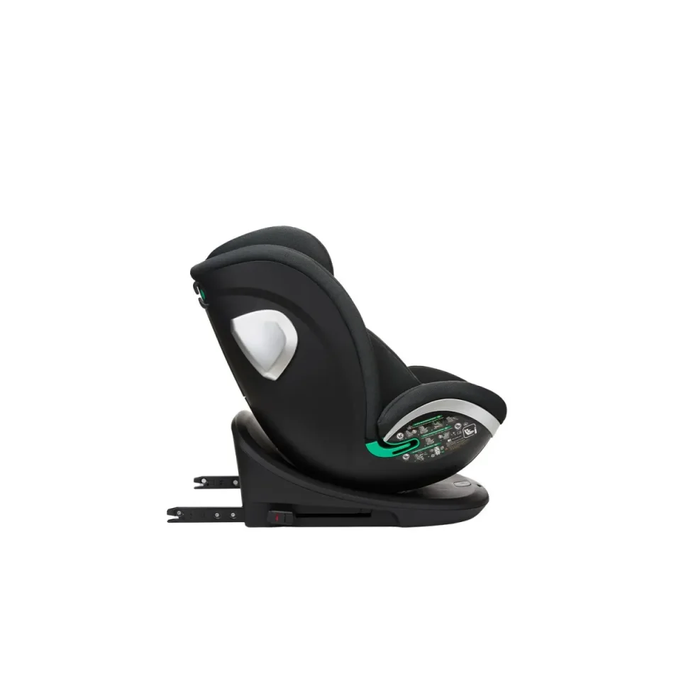 Scaun auto rotativ cu isofix KikkaBoo i-Drive Black, 40-150 cm foto