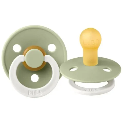 Suzeta rotunda din latex BIBS Sage Glow (0-6 luni) foto