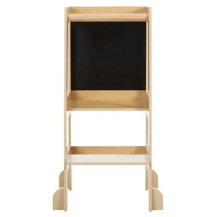 Образовательная башня 2 в 1 с доской Premaman Premissori Learning Tower Натур foto