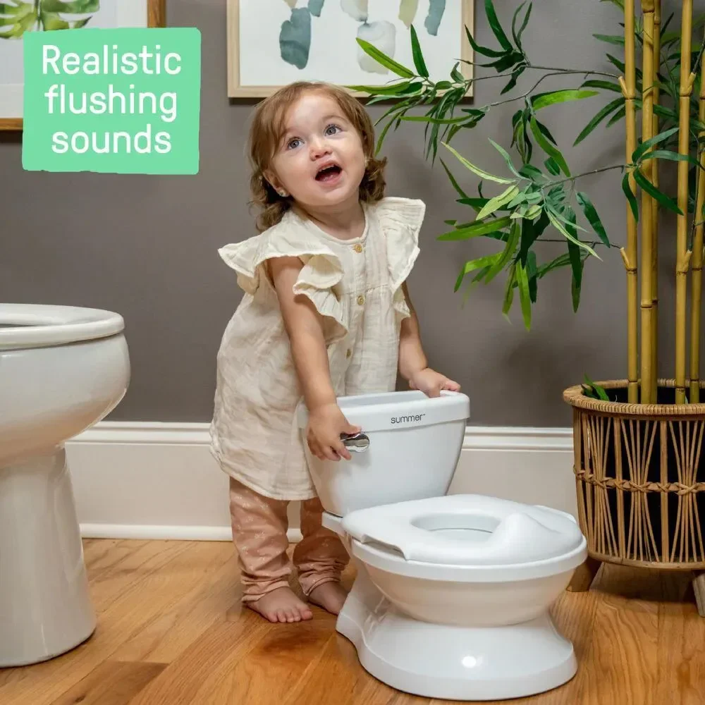 Olita cu sunete Ingenuity My Size Potty Pro Alba foto