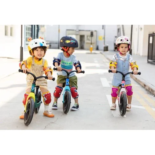 Bicicleta fara pedale Micro Balance Bike Lite Chameleon Blue foto