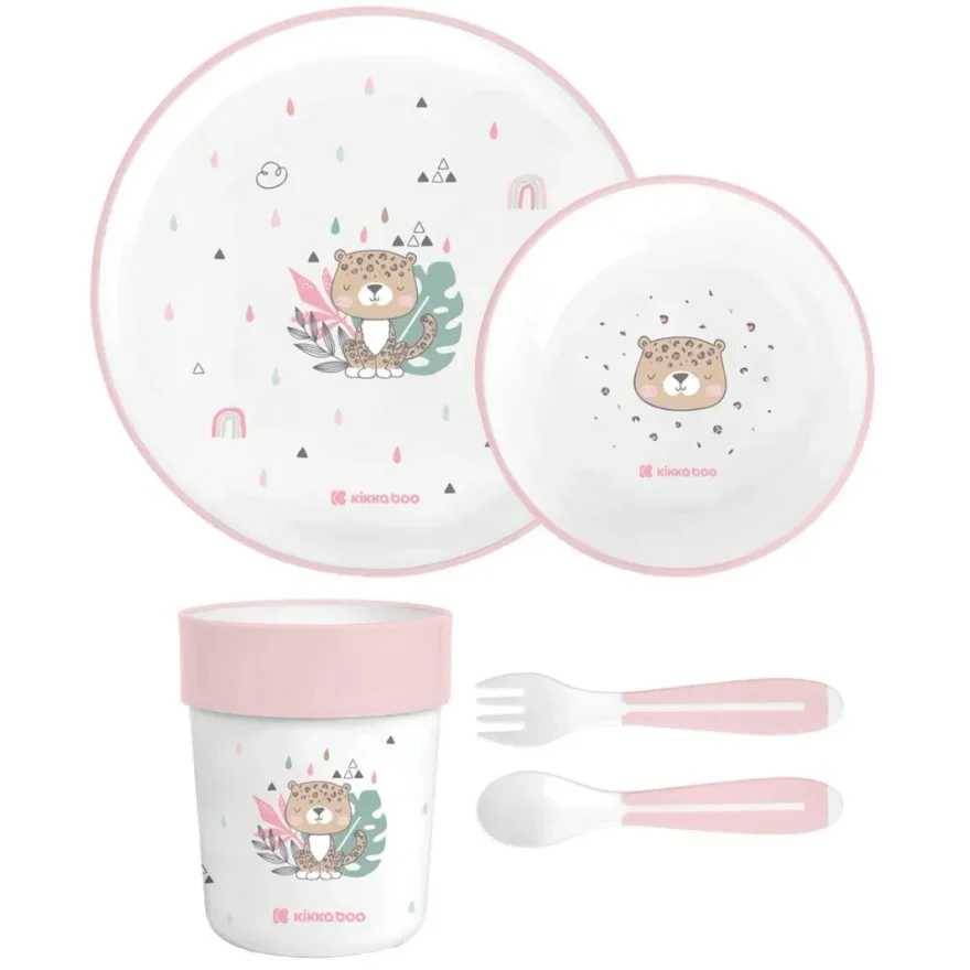 Набор для кормления KikkaBoo Savanna Pink foto