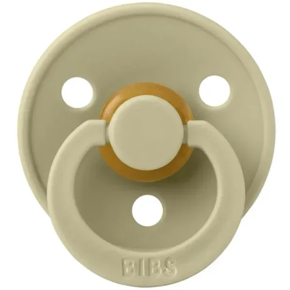 Suzeta rotunda din latex BIBS Khaki (6-18 luni) foto