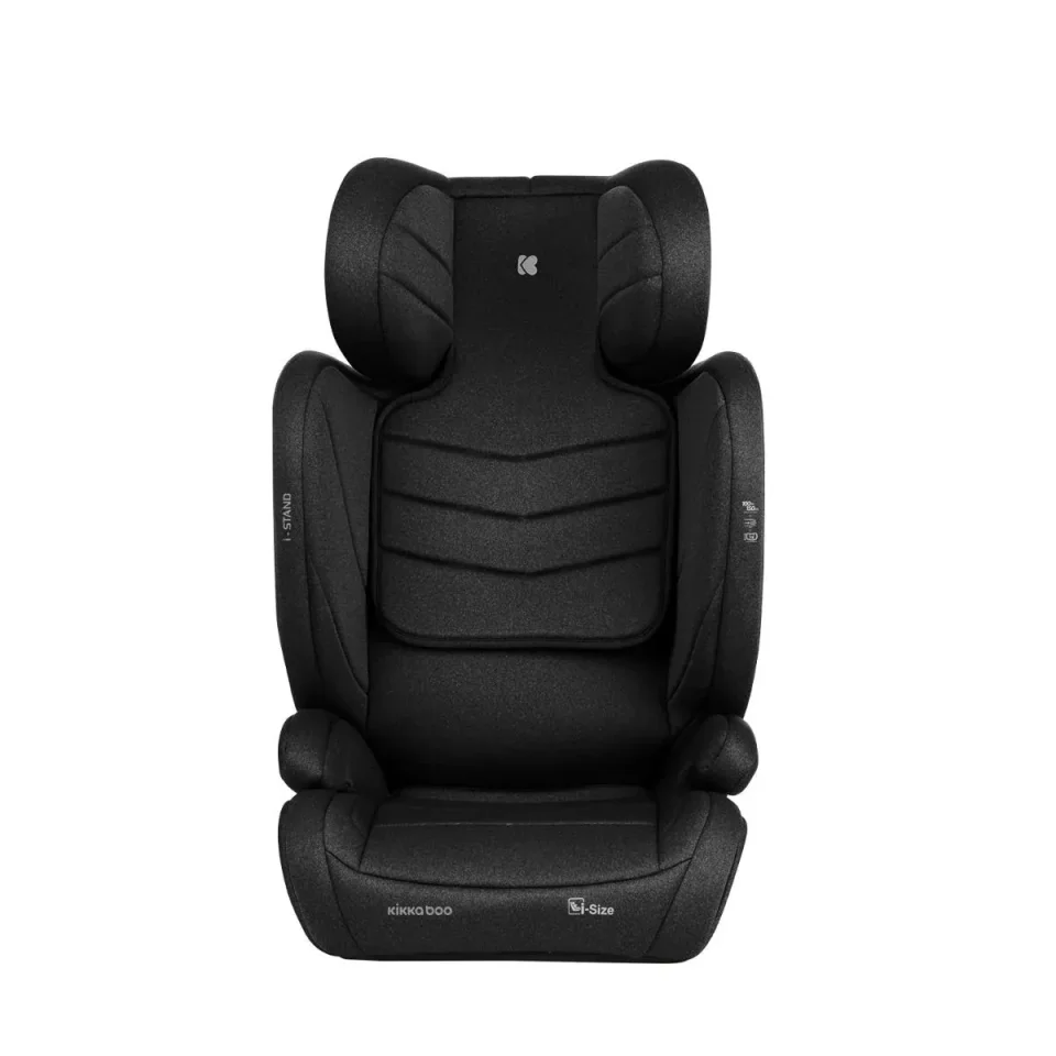 Автокресло с изофиксом i-Size KikkaBoo i-Stand Black, 100-150 см foto