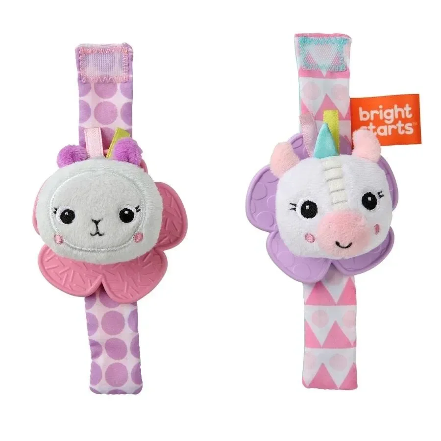 Jucarie de dentitie Bright Starts Lama vesela si Unicornul fericit foto