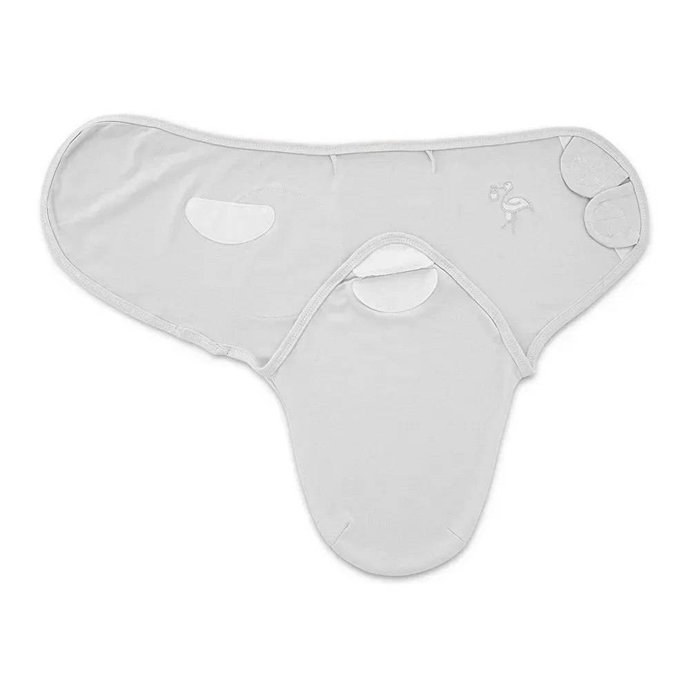 Хлопковая пеленальная система BabyJem Swaddle Grey, 0-3 мес. foto