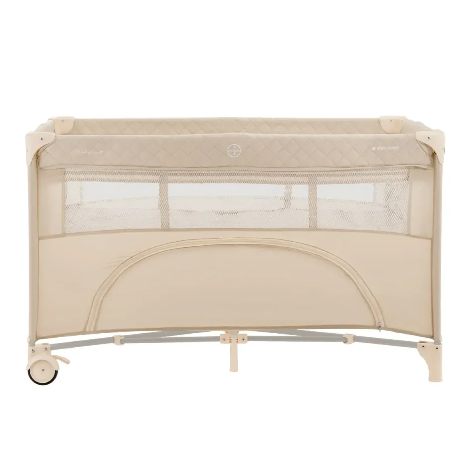 Раскладная кроватка KikkaBoo Nighty Night Beige foto
