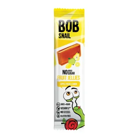 bob snail marmeladă naturală "mere-pere-lămâie" (38 gr.)
