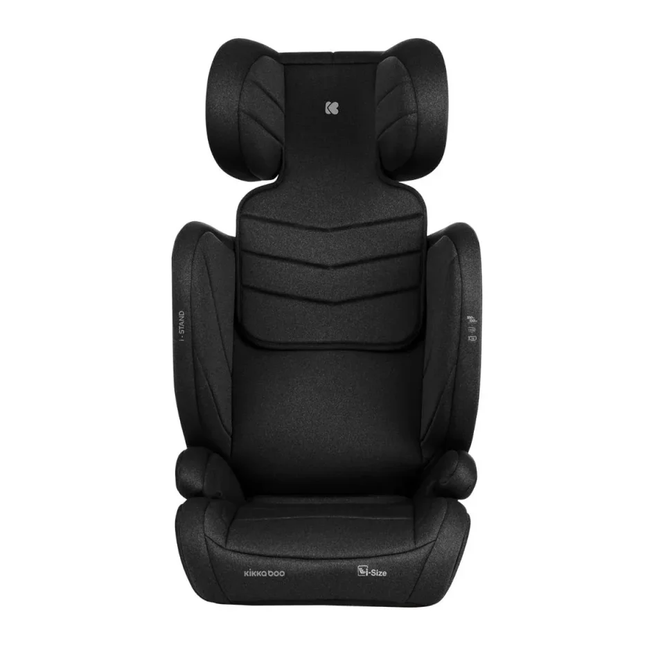 Автокресло с изофиксом i-Size KikkaBoo i-Stand Black, 100-150 см foto