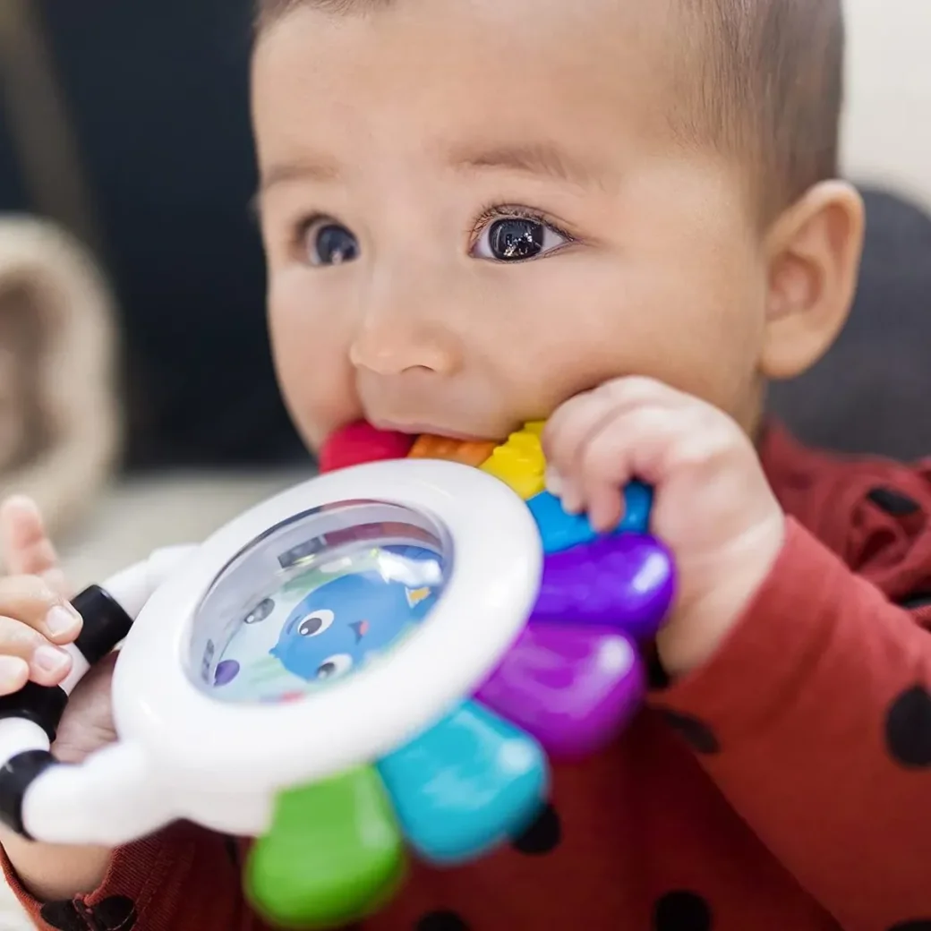 Jucarie multisenzoriala de dentitie Baby Einstein Caracatita vesela foto
